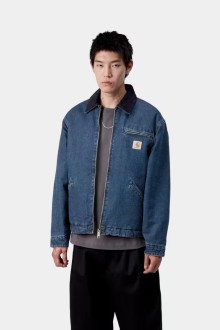 OG Detroit Jacket Blue / Dark Navy Stone Wash Carhartt Wip