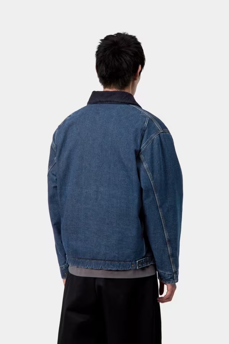 OG Detroit Jacket Blue / Dark Navy Stone Wash Carhartt Wip