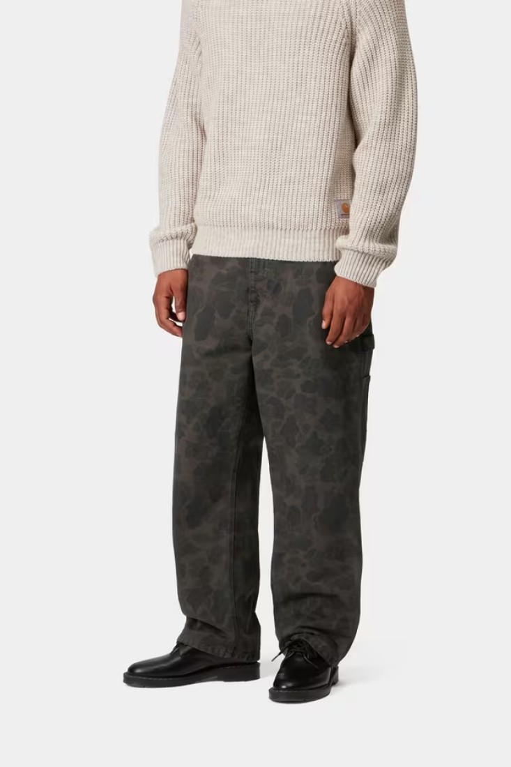 Single Knee Pant Camo Duck Green / Phorhyry / Garment Dyed Carhartt WIP