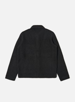 Black Wool Fleece Uniform Jacket Universal Works