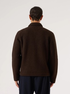 Brown Wool Fleece Uniform Jacket Universal Works