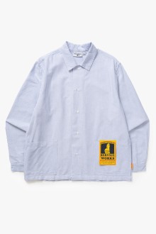 Waiter Shirt Oxford Stripe Service Works