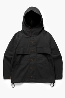 Waxed Cotton Allotment Parka Black Service Works