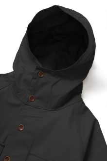 Waxed Cotton Allotment Parka Black Service Works