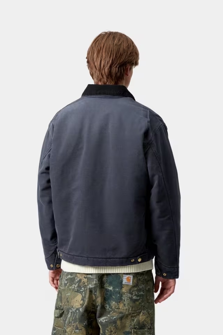 OG Detroit Jacket Dark Navy / Black Stone Canvas Carhartt Wip