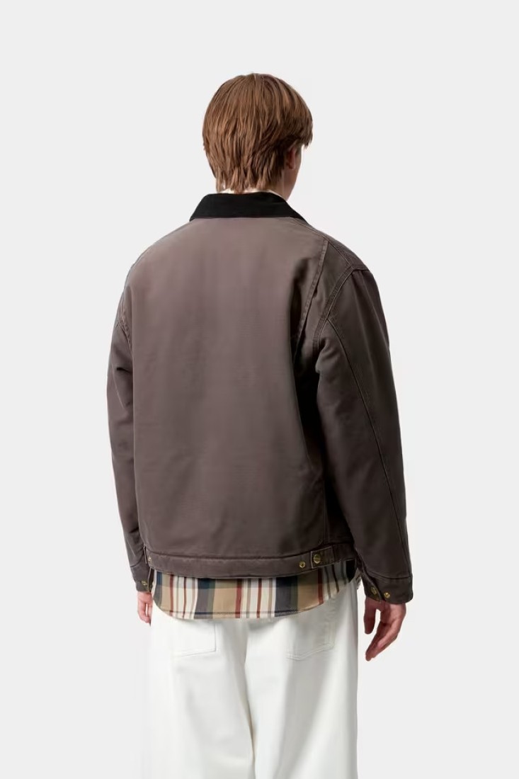 OG Detroit Jacket Tobacco / Black Stone Canvas Carhartt Wip