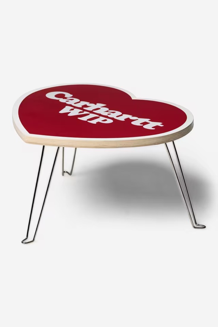 Heart Folding Table Scarlet / White Carhartt WIP