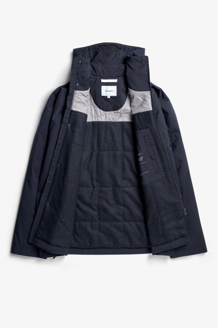 Herluf Alpinix Smart Merino Jacket Dark Navy Norse Projects