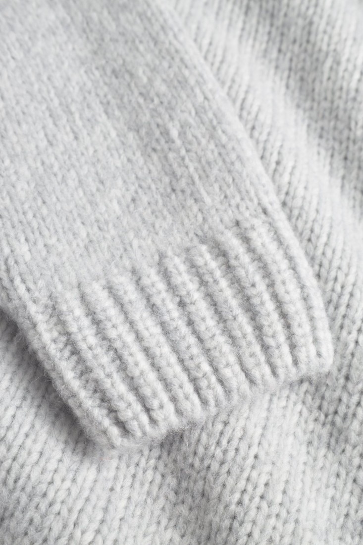 Birger Wool Raglan Light Grey Melange Norse Projects