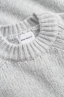 Birger Wool Raglan Light Grey Melange Norse Projects