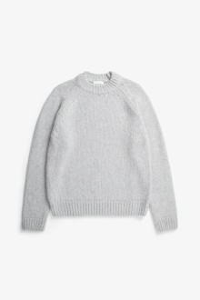 Birger Wool Raglan Light Grey Melange Norse Projects