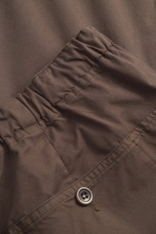 Ezra Regular Mineral Dyed Fine Twill Trousers Espresso Norse Projects