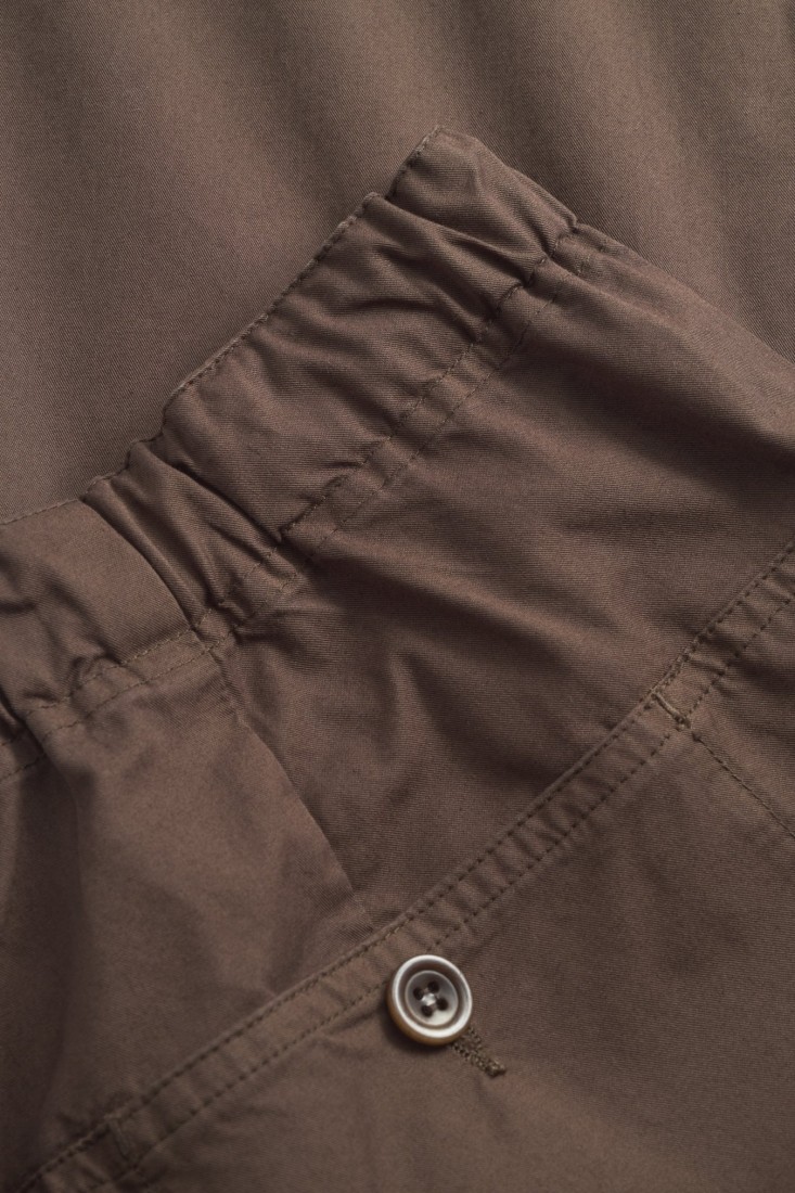 Ezra Regular Mineral Dyed Fine Twill Trousers Espresso Norse Projects