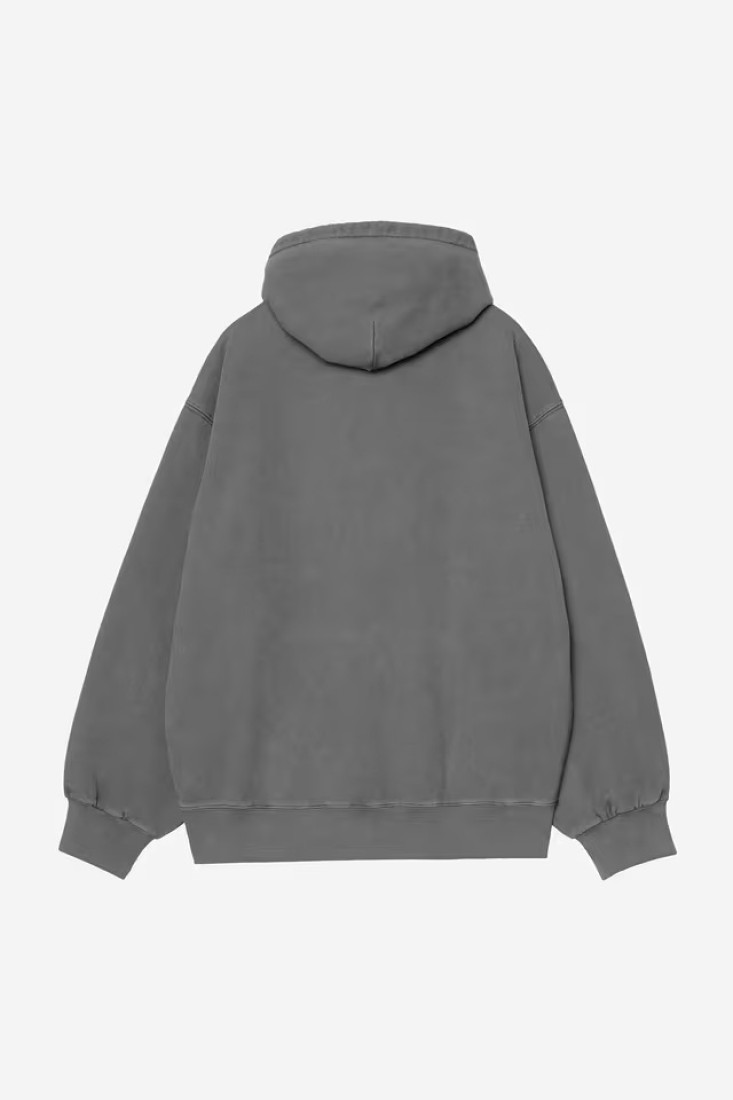Hooded Vista Sweat Black / Garment Dyed Carhartt Wip