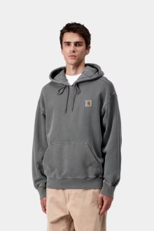 Hooded Vista Sweat Black / Garment Dyed Carhartt Wip
