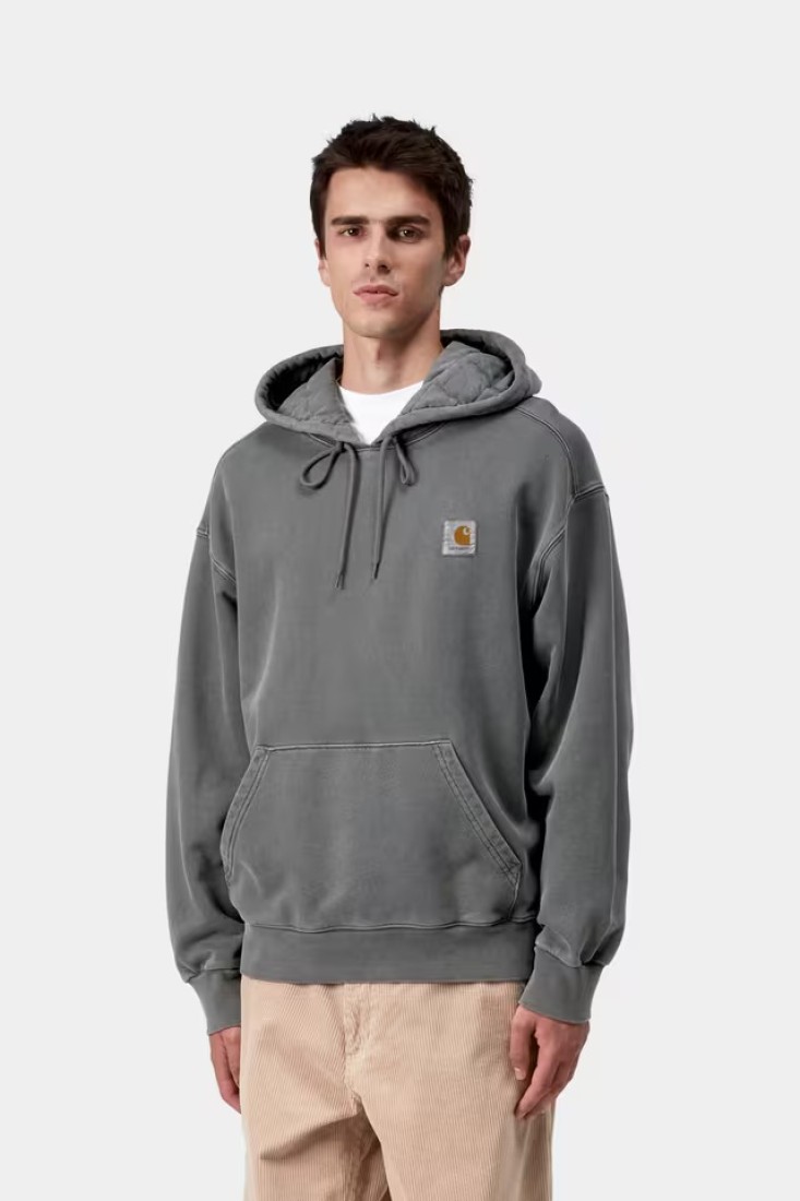 Hooded Vista Sweat Black / Garment Dyed Carhartt Wip