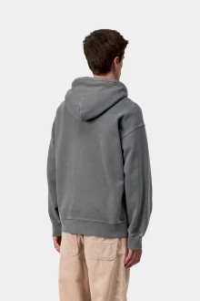 Hooded Vista Sweat Black / Garment Dyed Carhartt Wip