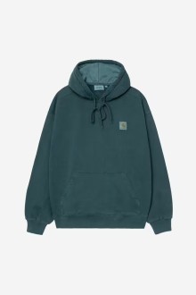 Hooded Vista Sweat deep lagoon / Garment Dyed Carhartt Wip