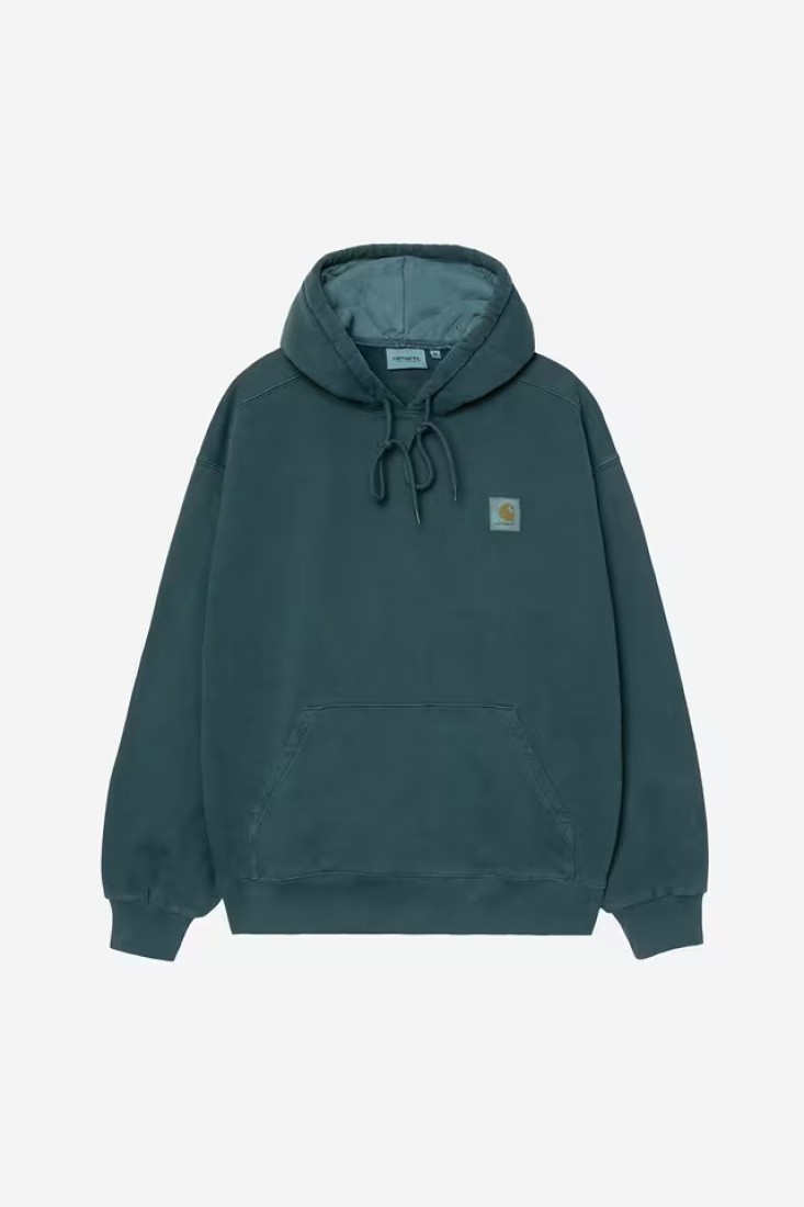Hooded Vista Sweat deep lagoon / Garment Dyed Carhartt Wip
