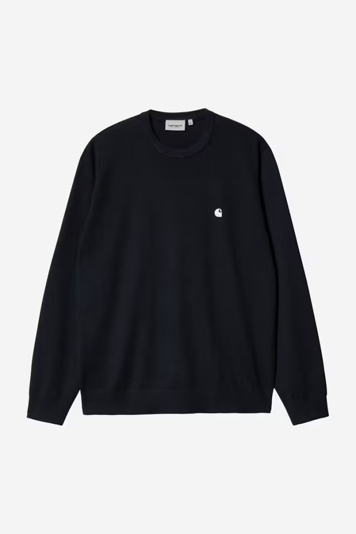 Madison Sweater Dark Navy / Wax Carhartt WIP