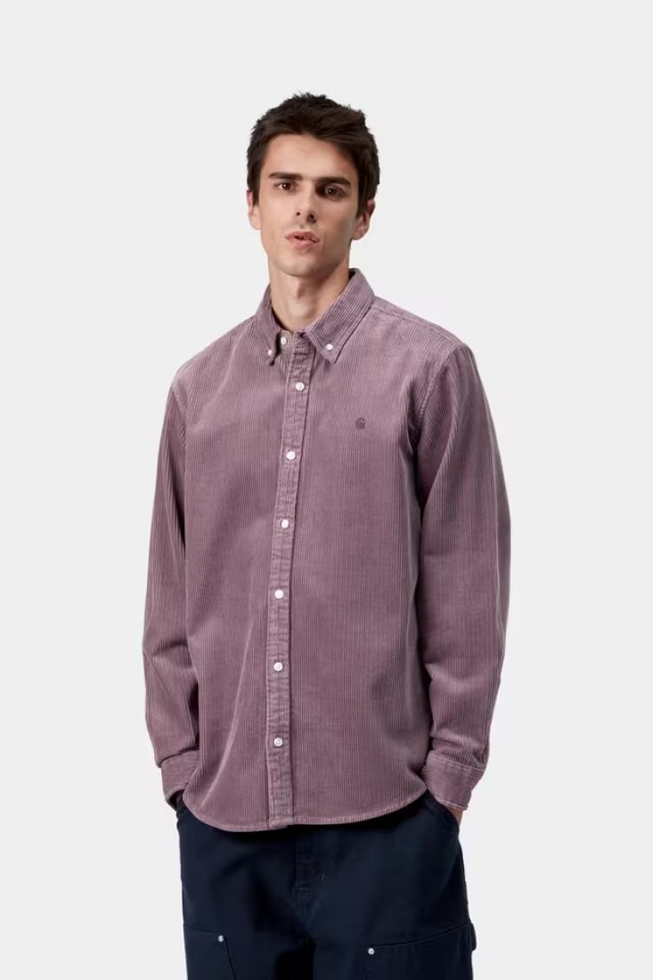 L/S Madison Cord Shirt Phlox / Phlox Carhartt WIP