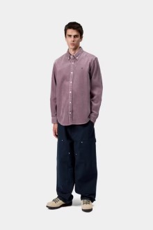 L/S Madison Cord Shirt Phlox / Phlox Carhartt WIP