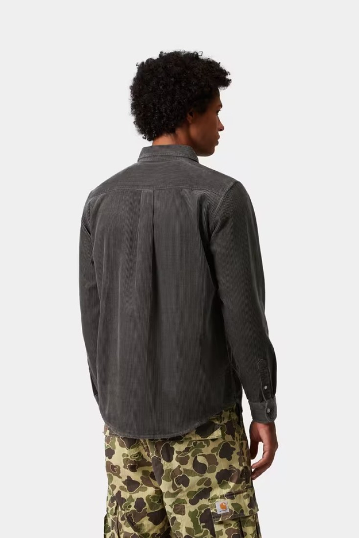 L/S Madison Cord Shirt Graphite / Graphite Carhartt WIP
