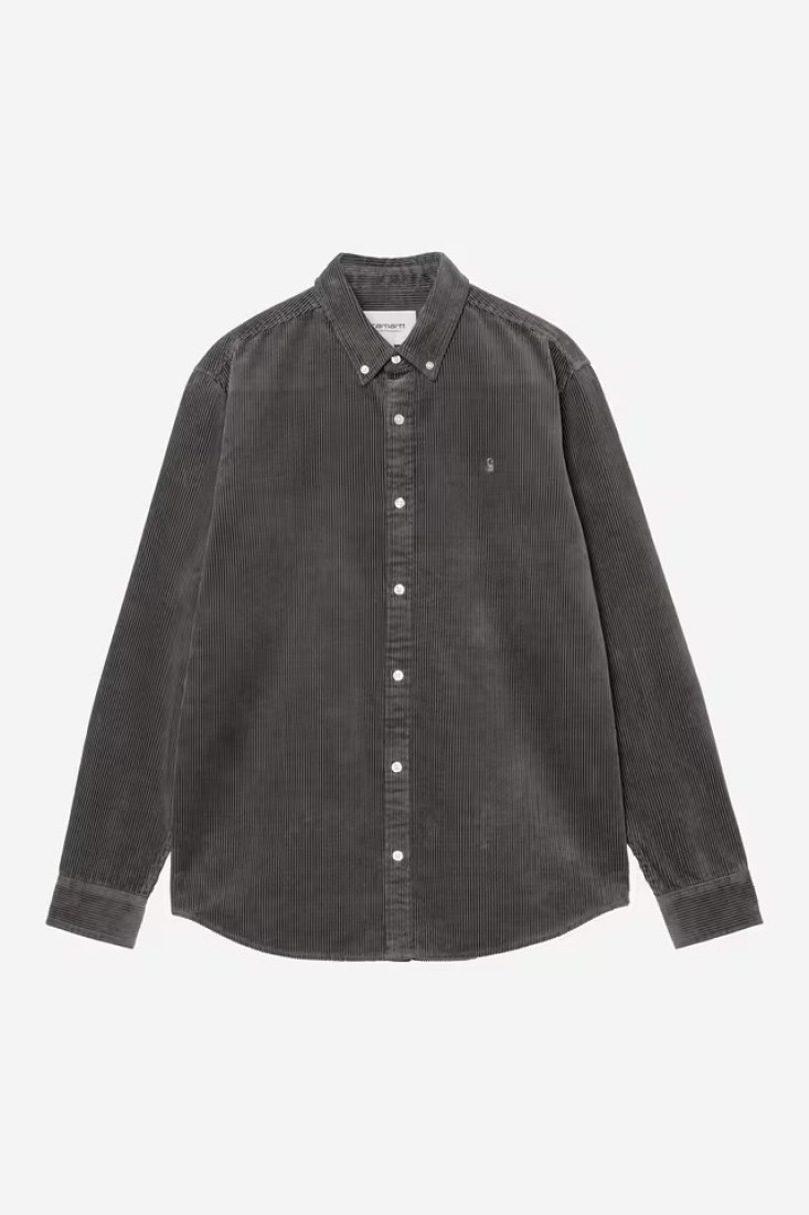 L/S Madison Cord Shirt Graphite / Graphite Carhartt WIP