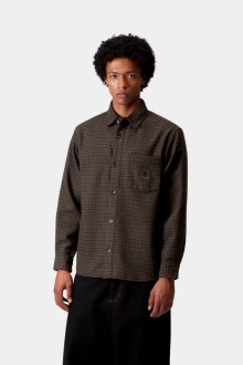 L/S Lowis Shirt Lowis Houndstooth, Vitola Heather Carhartt WIP
