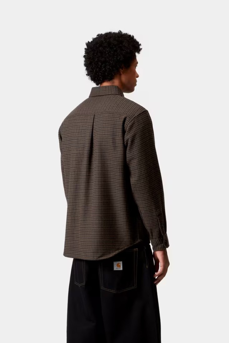 L/S Lowis Shirt Lowis Houndstooth, Vitola Heather Carhartt WIP