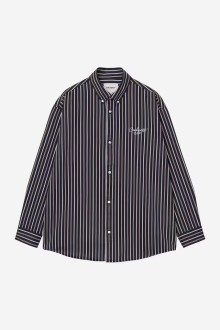 L/S Palance Shirt Palance Stripe, Dark Navy Carhartt WIP