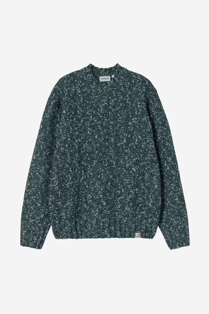 Kyloe Sweater Deep Lagoon Heather Carhartt WIP