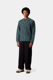 Kyloe Sweater Deep Lagoon Heather Carhartt WIP