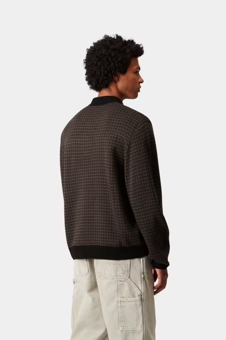 L/S Lowis Polo Lowis Houndstooth, Vitola Heather Carhartt WIP
