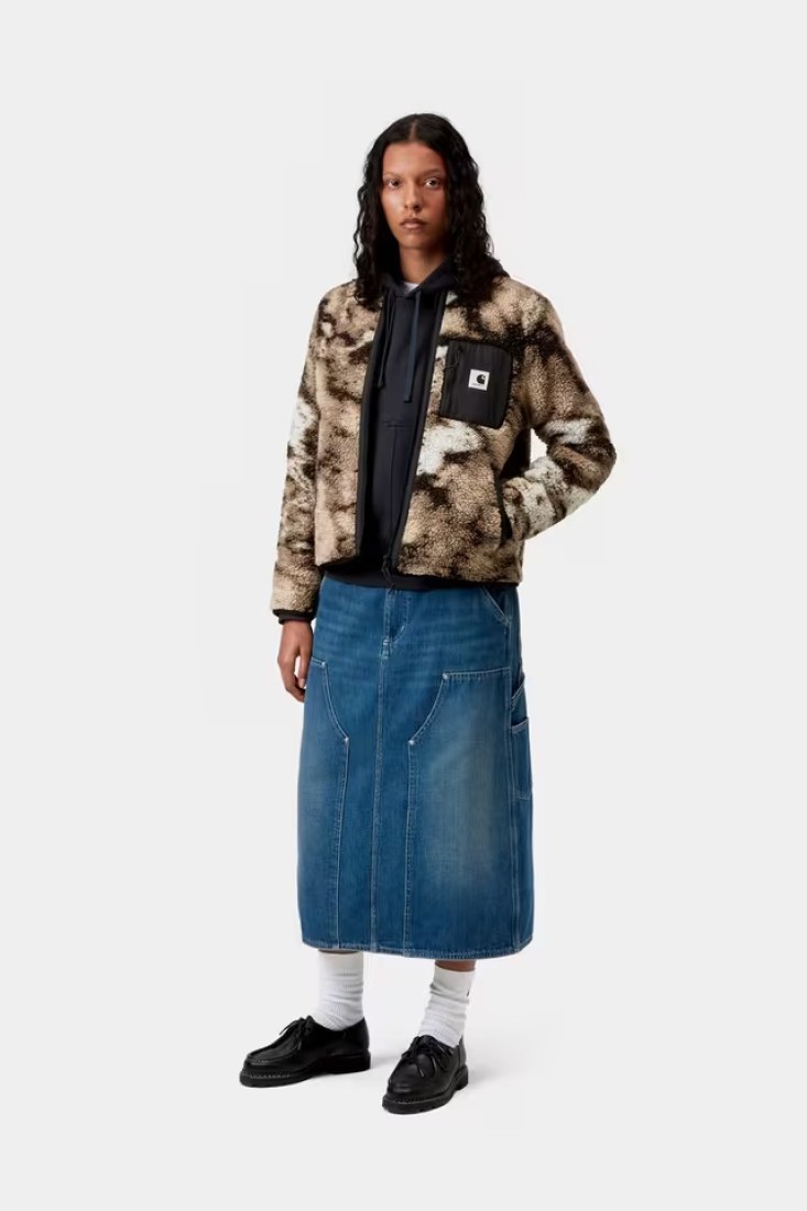W' Janet Liner Wild Dog Jacquard / Black Carhartt WIP
