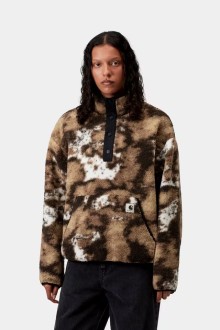W' Elliot High Neck Liner Wild Dog Jacquard / Black Carhartt WIP