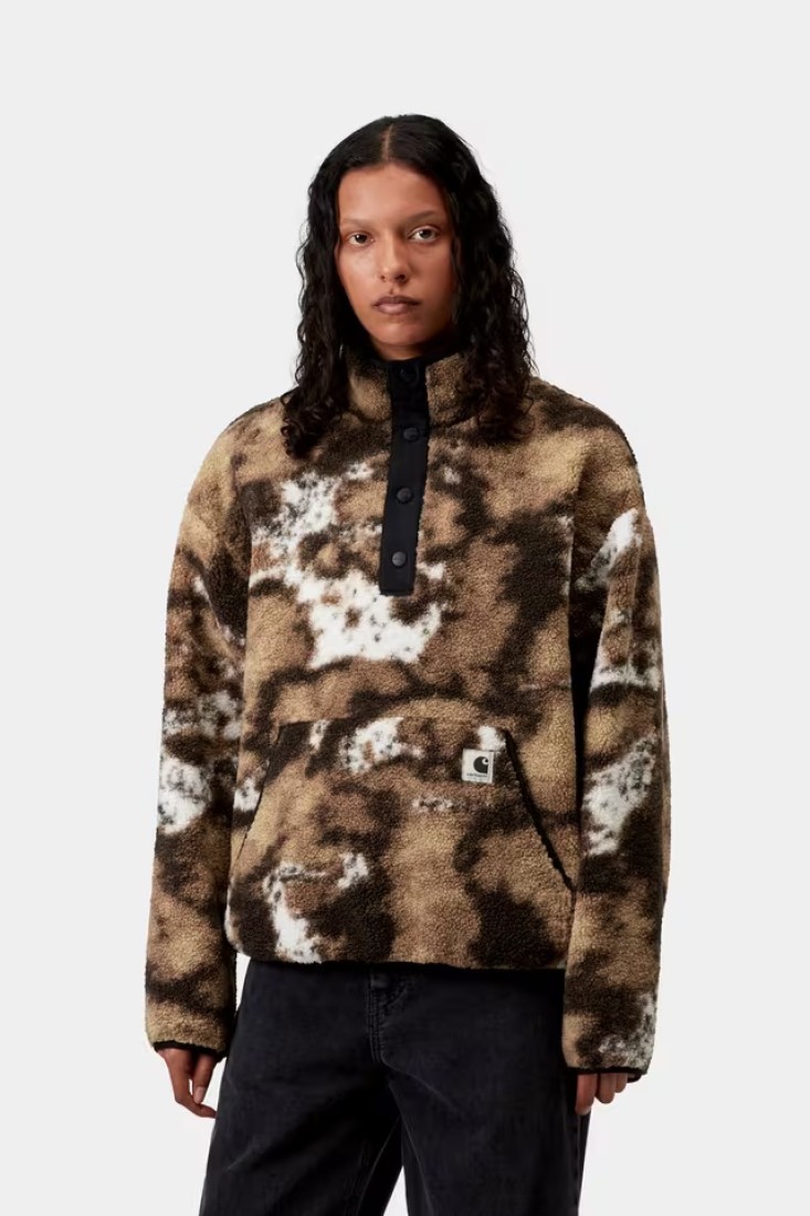 W' Elliot High Neck Liner Wild Dog Jacquard / Black Carhartt WIP