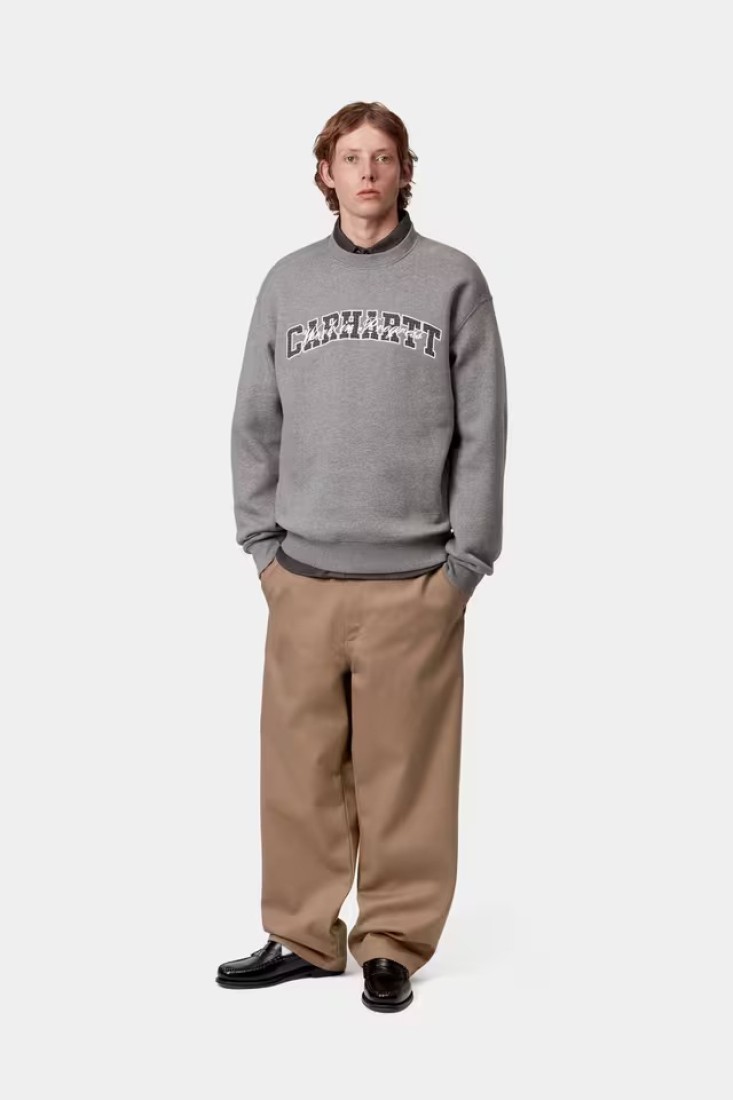 Big School Sweatshirt Dark Grey Heather Carhartt WIP