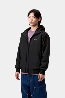 Hooded Sail Jacket Black / White Carhartt Wip