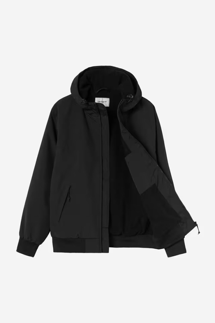 Hooded Sail Jacket Black / White Carhartt Wip