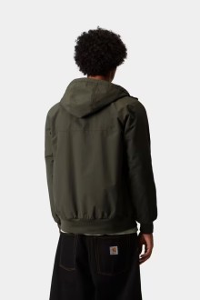 Hooded Sail Jacket Cypress / Black Carhartt Wip