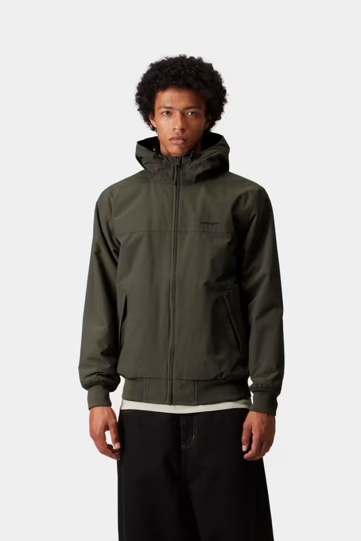 Hooded Sail Jacket Cypress / Black Carhartt Wip
