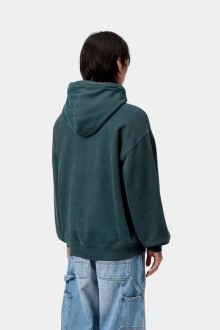 Hooded Vista Sweat deep lagoon / Garment Dyed Carhartt Wip