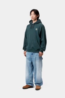 Hooded Vista Sweat deep lagoon / Garment Dyed Carhartt Wip