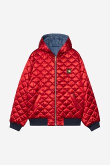 OG Active Jacket 50th Anniversary Edition Denim Blue / Usa Red, Stone Bleached Carhartt WIP