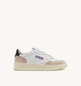 Basket Medalist Low Leather / Suede White / Black Autry