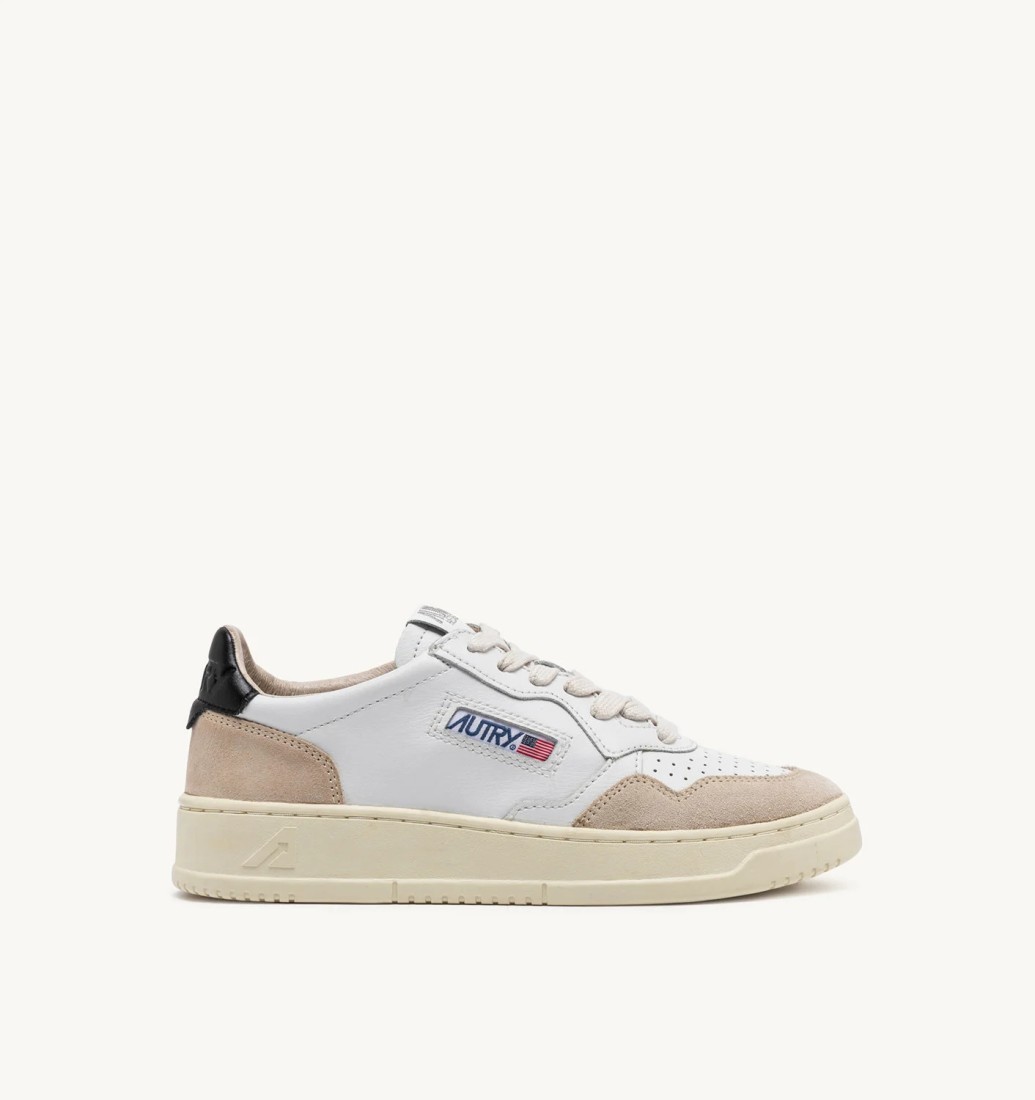 Basket Medalist Low Leather / Suede White / Black Autry