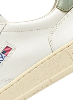 Basket Medalist Low Leather White / Sea Grass Autry