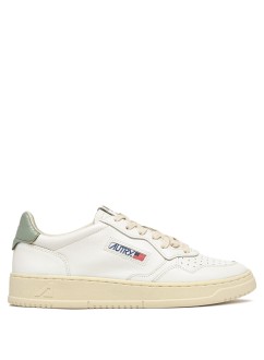 Basket Medalist Low Leather White / Sea Grass Autry