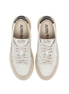 Basket Medalist Low Leather / Suede White / Black Autry